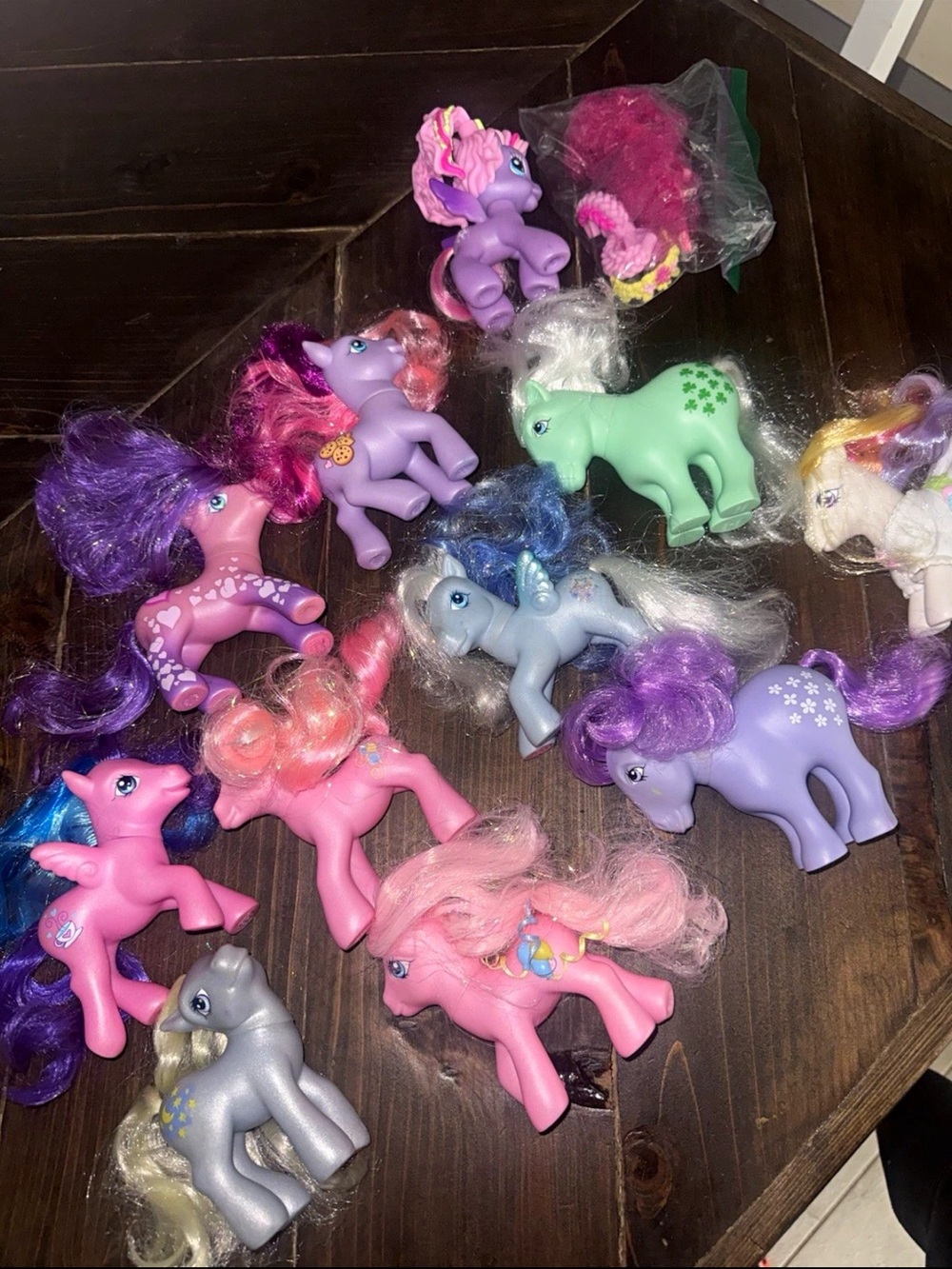My Little Pony G3 Early Mid 2000s Vintage Lot of 11 with accessories